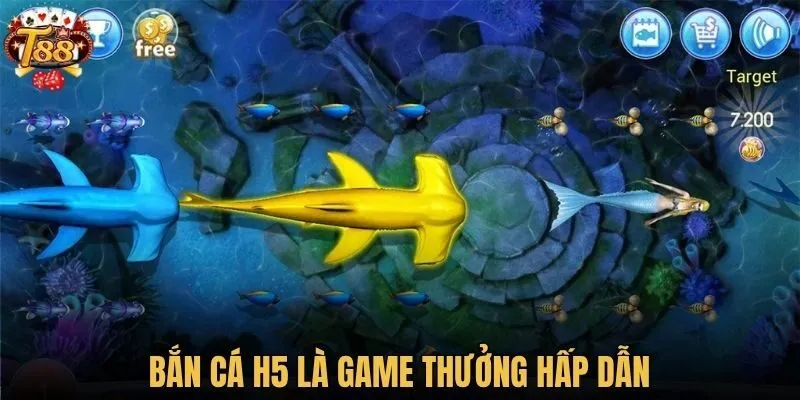 Bắn Cá H5 là game thưởng hấp dẫn