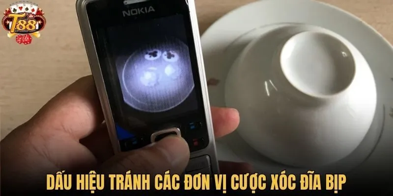 Dấu hiệu tránh các đơn vị cược xóc đĩa bịp